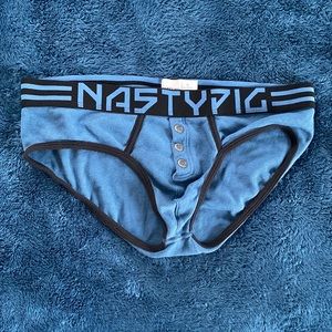Nasty Pig Blue Briefs - Large